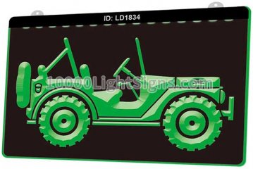 LD1834 Jeep Silhouette