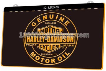 LD2455 Harley Davidson Motor Cycles Genuine Oil