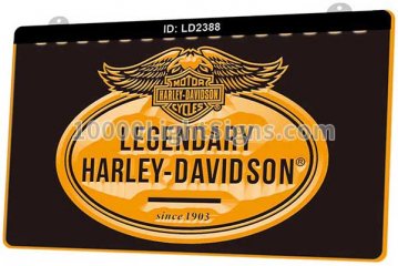 LD2388 Harley Davidson Motor Cycles Legendary