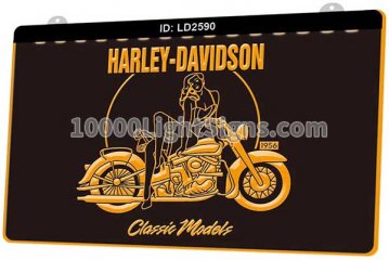 LD2590 Harley Davidson Motor Cycles Classic Models