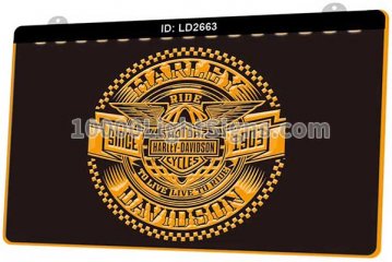 LD2663 Harley Davidson Motor Cycles
