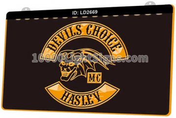 LD2669 Devils Choice Haslev MC Motorcycle Club Bikers