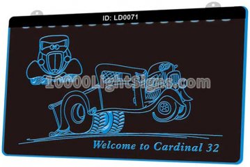LD0071 Car Truck Welcome to Cardinal 32