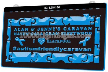 LD0186 Alan & Jenys Caravan Haven Cala Gran Fleetwood I Love Blackpool Autism Friendly Caravan