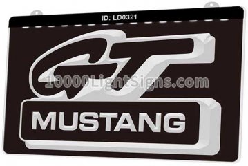 LD0321 Mustang Ford GT Car