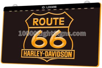 LD0498 Harley Davidson Route 66