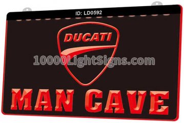 LD0592 Ducati Motorcycle Man Cave