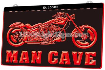 LD0607 Motorcycle Bike Sales Services Man Cave