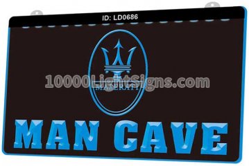 LD0686 Maserati Car Repair Services Man Cave