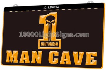 LD0994 Harley Davidson Motor Cycles Man Cave 1