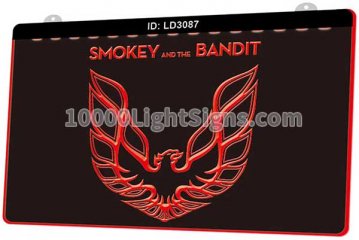 LD3087 Pontiac Firebird Car Smokey Bandit
