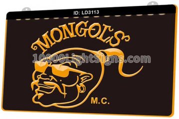 LD3113 Mongols Motorcycle Club MC