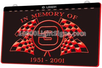 LD3231 NHRA Racing Car 1951 2001 50th In Memory of