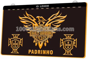LD3235 Harley Davidson Motor Cycles Padrinho