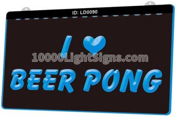 LD0090 Beer Pong I Love