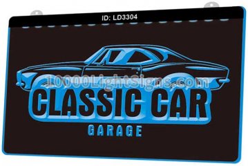 LD3304 Classic Car Garage