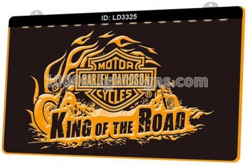 LD3325 Harley Davidson Motor Cycles King of the Road