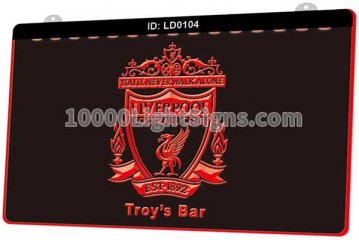 LD0104 Youll Never Walk Alone Liverpool football club EST 1892 Tros Bar