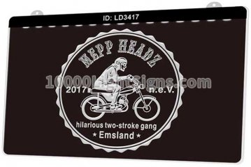 LD3417 Mepp Headz Motorcycle