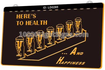 LD0285 Here's To Health And Happiness