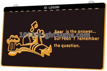 LD0290 Beer is the Answer but I Cant Remember the Question