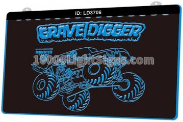 LD3706 Grave Digger Truck