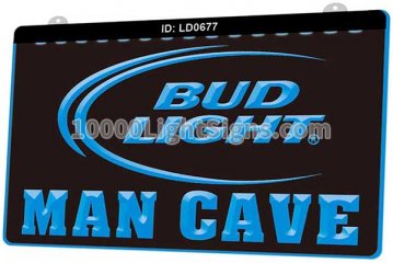 LD0677 Bud Light Beer Man Cave