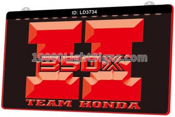LD3734 Team Honda 350X Motorcycles