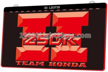 LD3735 Team Honda 250R Motorcycles