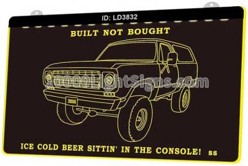 LD3832 Car Truck Bulit Not Bought Ice Cold Beer