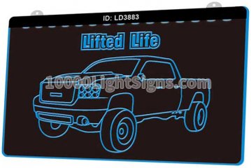LD3883 Pickup Truck Car Lifted Life