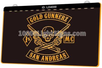 LD4000 Motorcycle Club San Andreas Gold Gunnerz