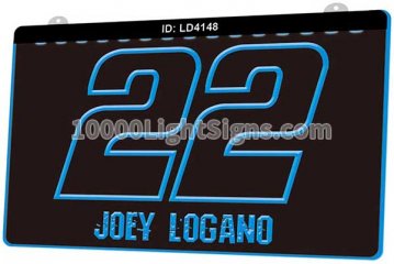 LD4148 Joey Logano Race Car Driver 22