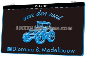 LD4161 Tractor Van Der Wal Diorama Modelbouw