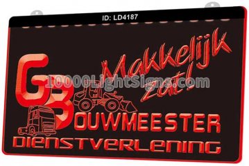LD4187 Makkelijk Zat Bouwmeester Dienstverlening Truck Forklift