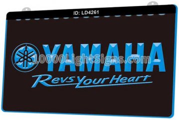 LD4261 Yamaha Revs Your Heart Motorcycle