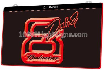 LD4389 8 Race Car Driver Budweiser