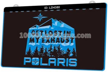 LD4380 Polaris Snowmobile Get Lostin My Exhaus