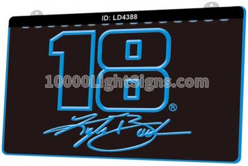 LD4388 Kyle Busch 18 Race Car Driver