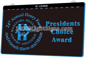 LD4940 Car Mustang Best Presidents Choice Award