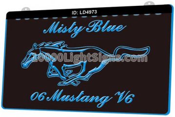 LD4973 Mustang Ford Car