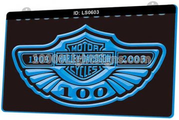LS0603 Harley Davidson Motor Cycles 1903 2003
