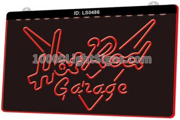 LS0486 Hot Rod Garage Car