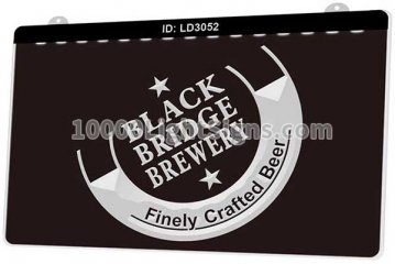 LD3052 Black Bridge Brewery Finely Crafted Beer