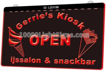LD3186 Ijssalon Snackbar Open