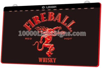 LD3301 Fireball Red Hot Whiskey