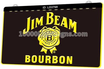 LD3769 Jim Beam whiskey Bar Bourbon
