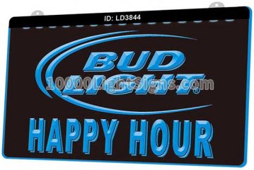 LD3844 Bud Light Beer Happy Hour