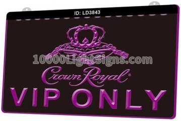 LD3843 Crown Royal Whisky Vip Only