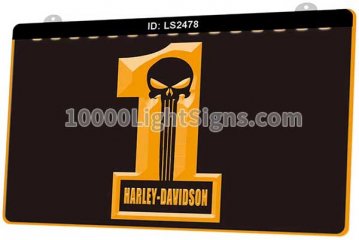 LS2478 Harley Davidson Motorcycles Punisher 1 First